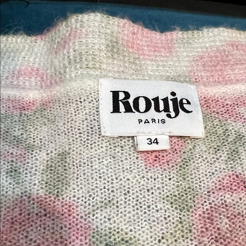 Rouje Floral Sue Cardigan size 34 - Picture 3 of 7